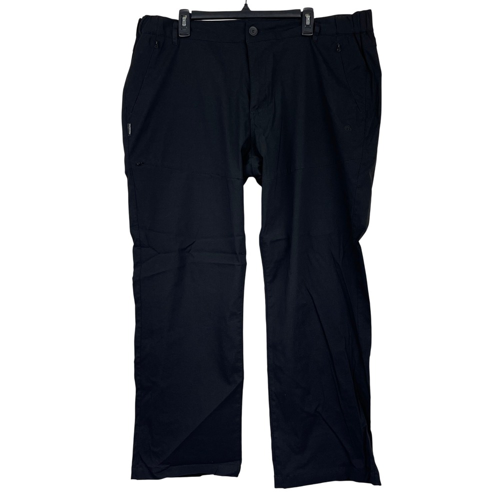 Craghoppers Mens 42x30 ProStretch Performance Stretch Hiking‎ Travel Pants Black